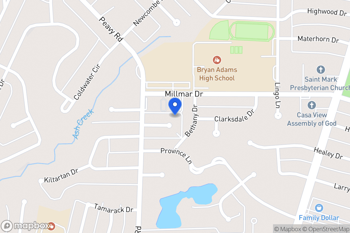 Map of 2226 Peavy Cir