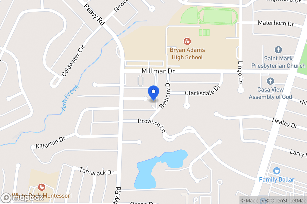 Map of 2234 Peavy Cir