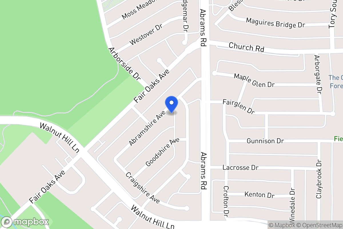 Map of 8014 Abramshire Ave