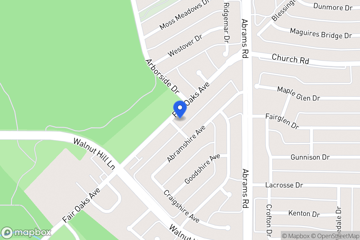 Map of 8002 Fair Oaks Ave