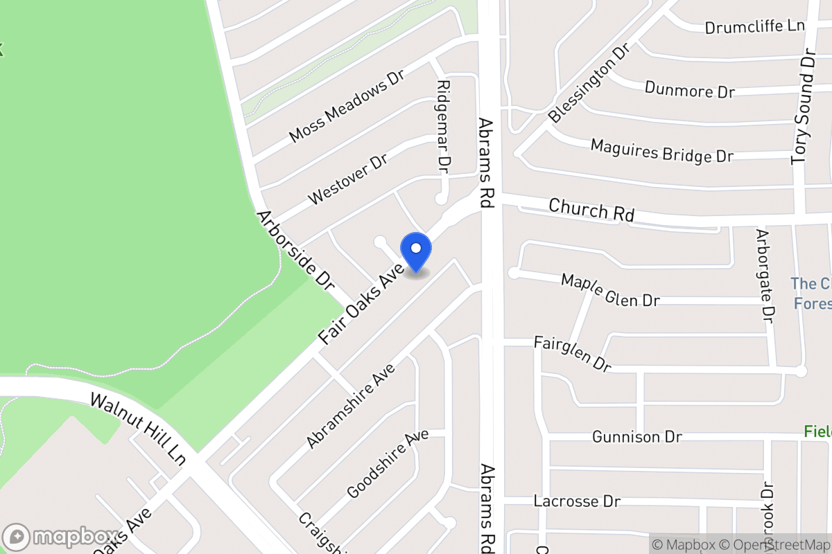 Map of 8030 Fair Oaks Ave