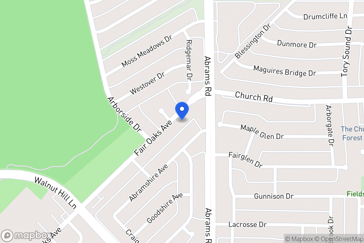 Map of 8034 Fair Oaks Ave