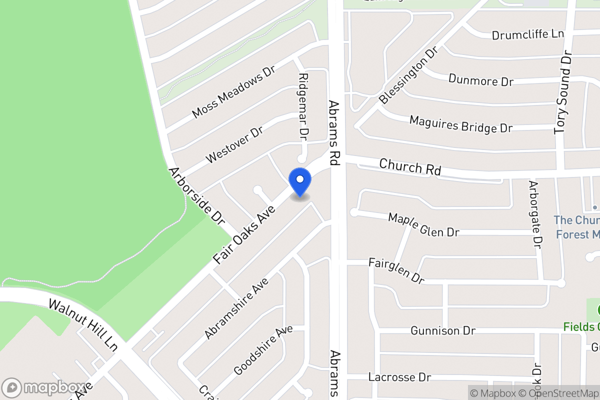 Map of 8038 Fair Oaks Ave