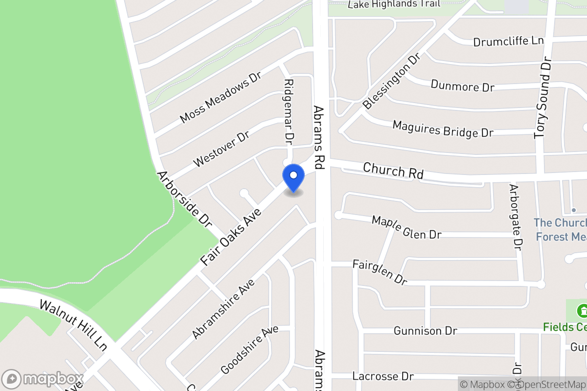 Map of 8042 Fair Oaks Ave