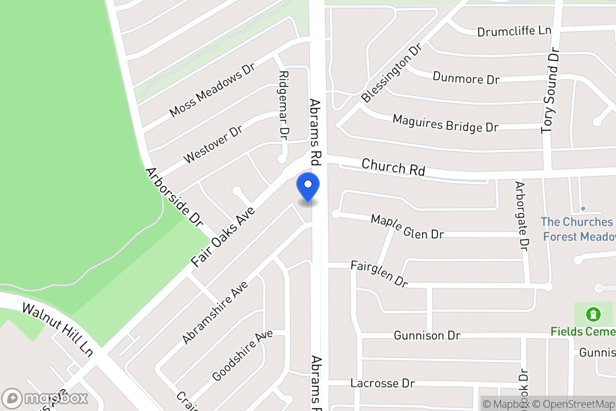 Map of 8043 Abramshire Ave