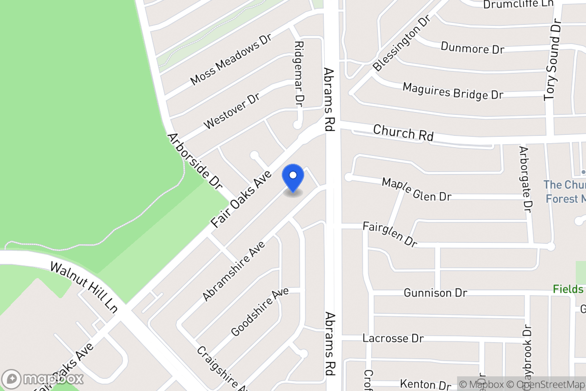 Map of 8031 Abramshire Ave