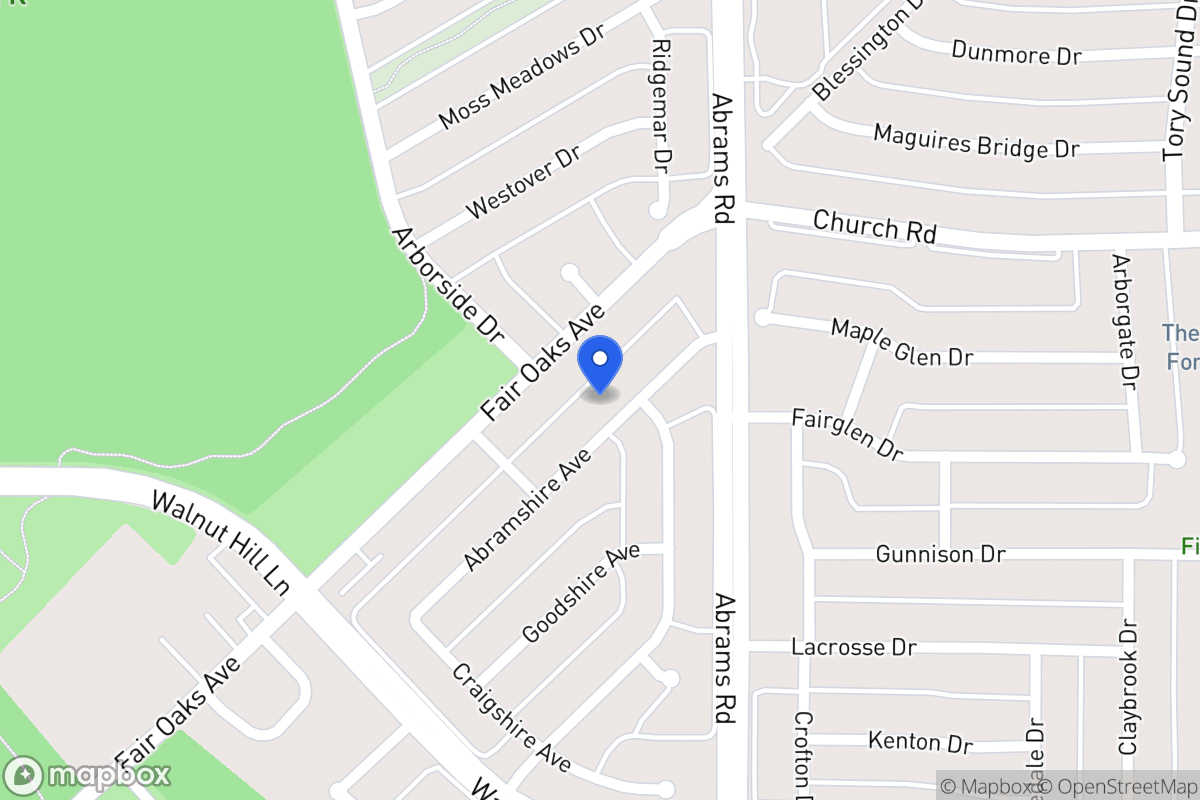 Map of 8019 Abramshire Ave