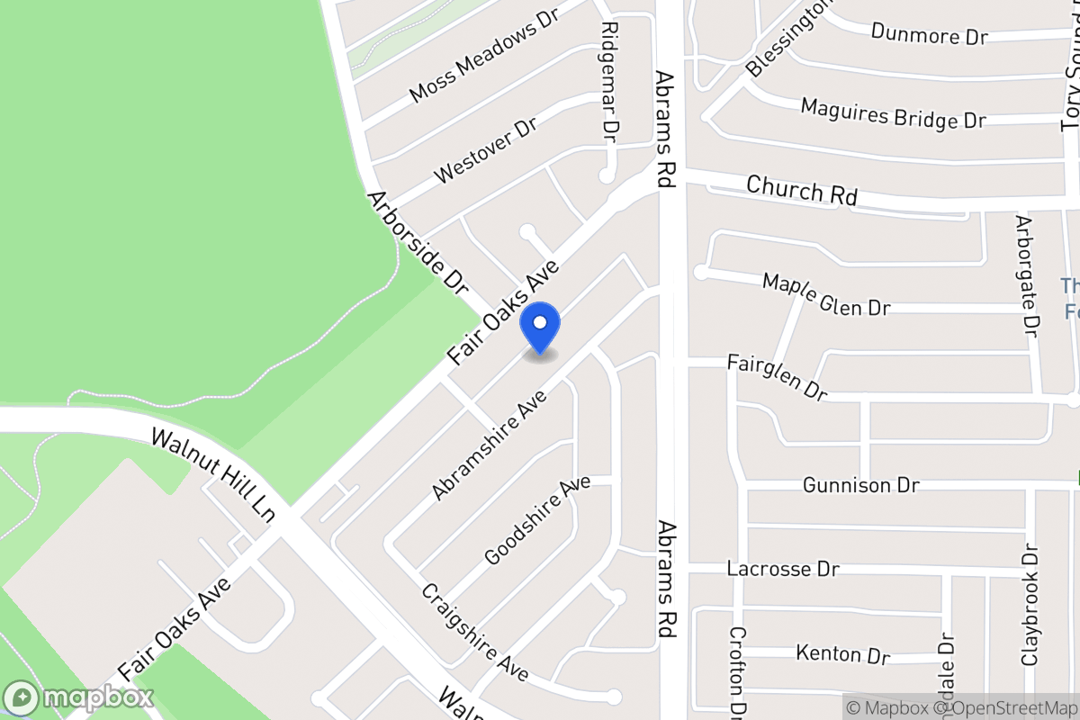 Map of 8015 Abramshire Ave
