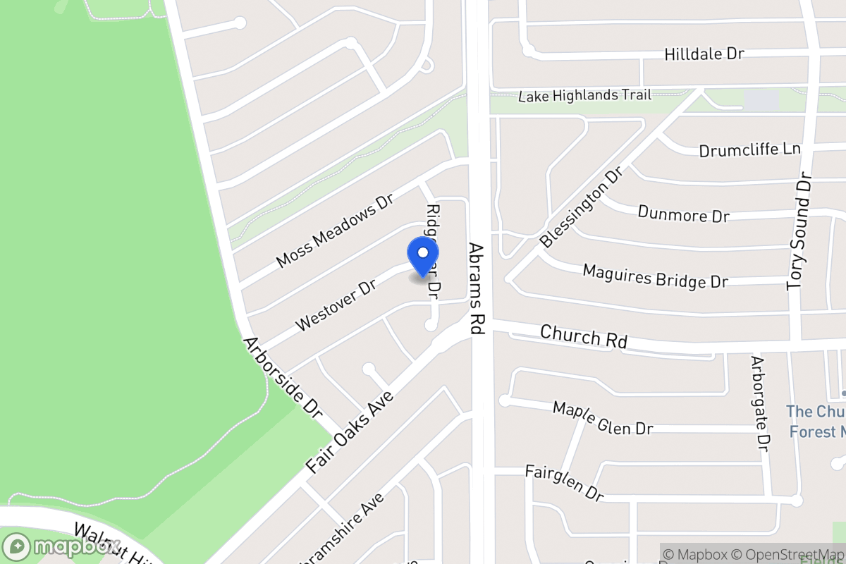 Map of 8046 Westover Dr