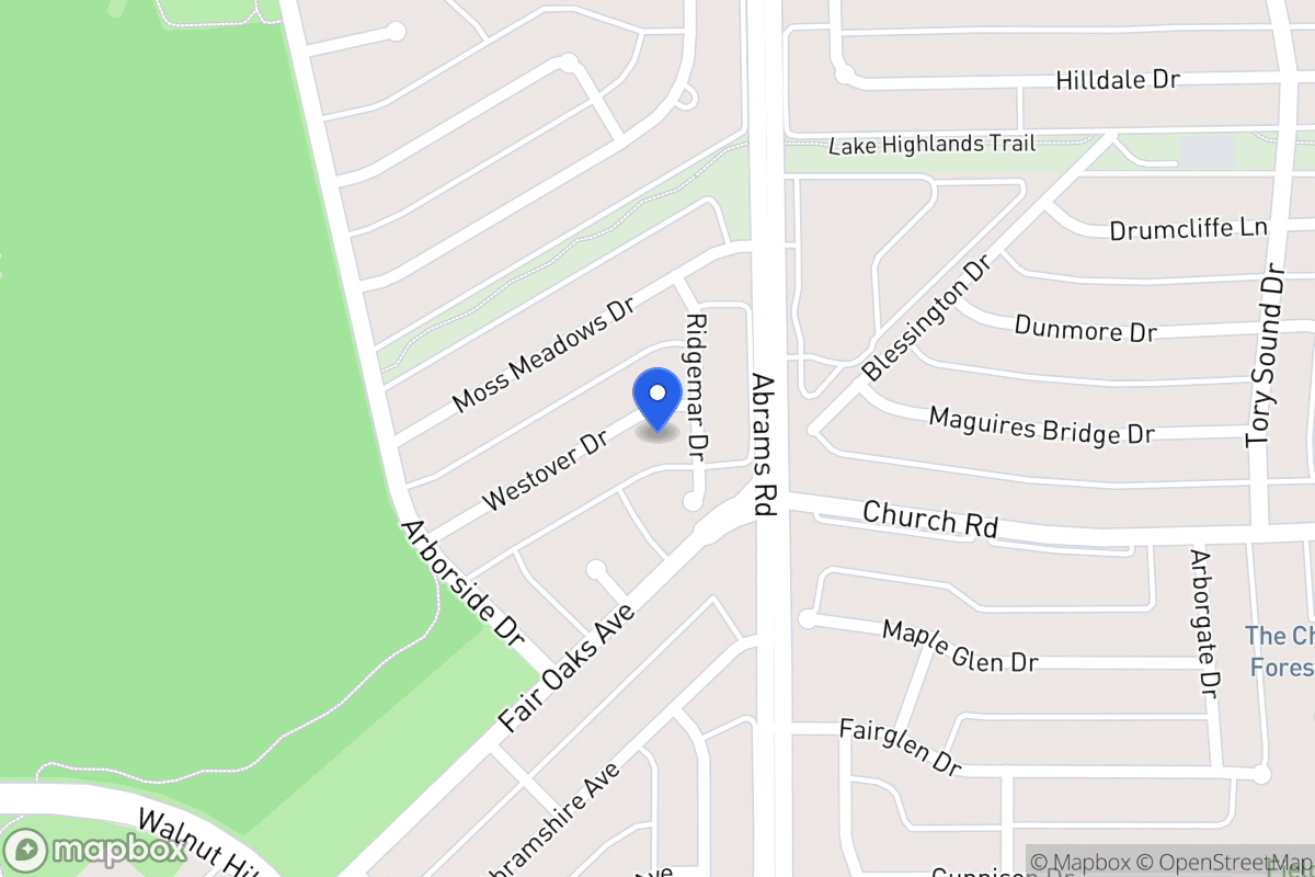 Map of 8042 Westover Dr