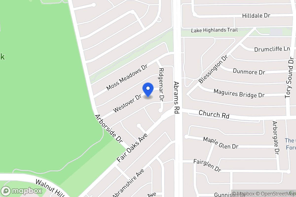 Map of 8038 Westover Dr