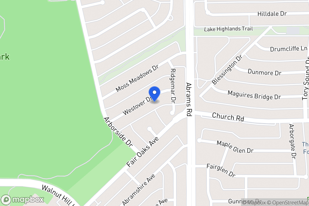 Map of 8034 Westover Dr