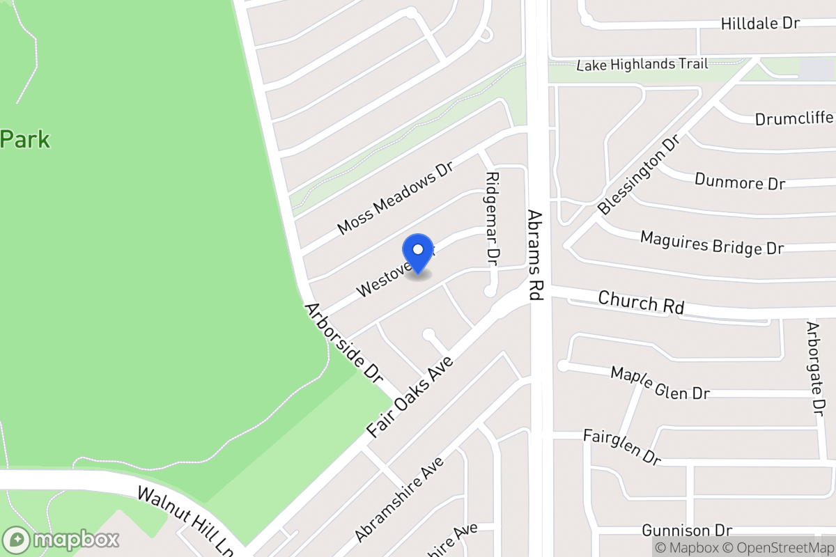 Map of 8026 Westover Dr