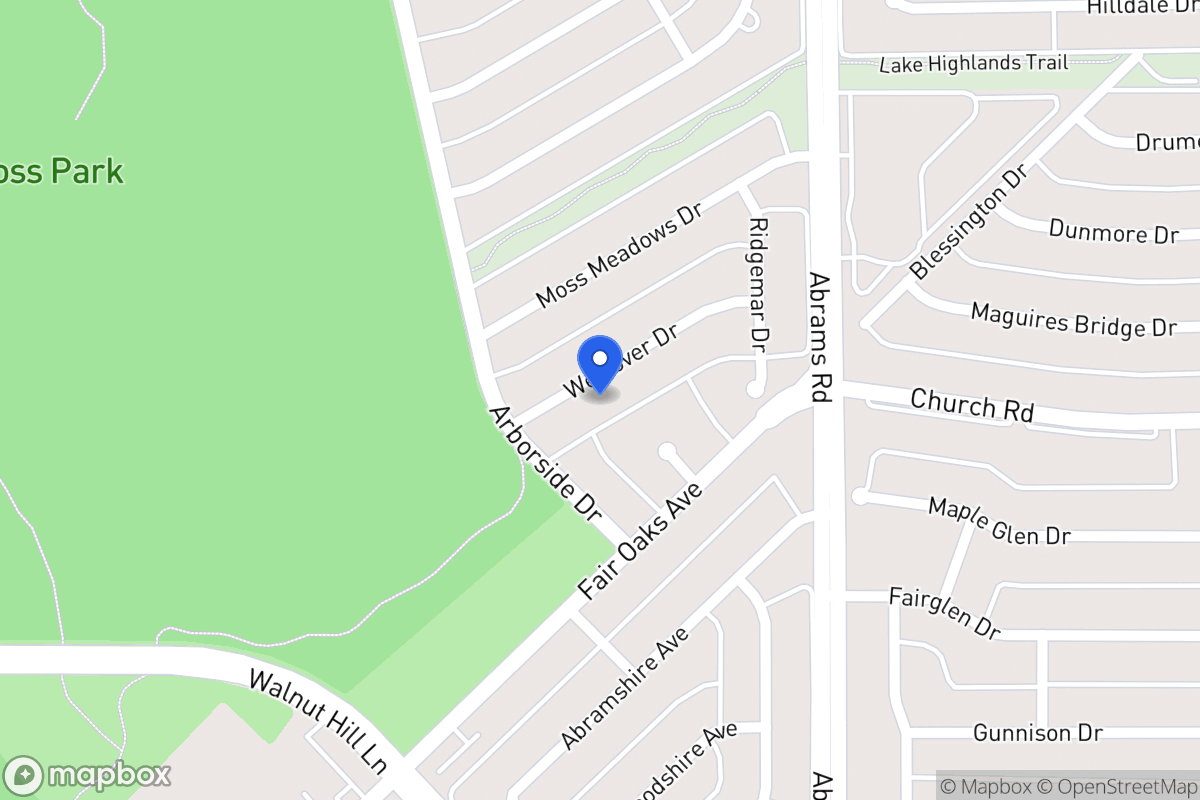 Map of 8014 Westover Dr