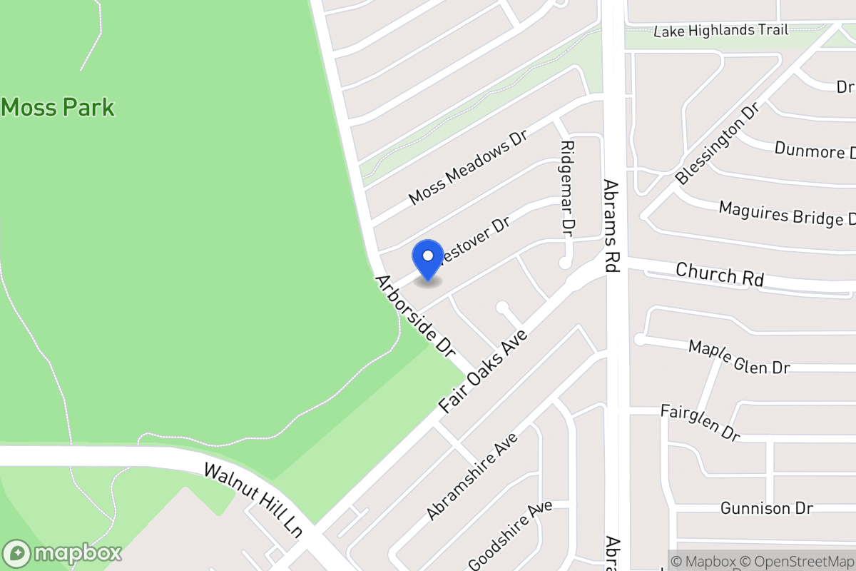Map of 8006 Westover Dr