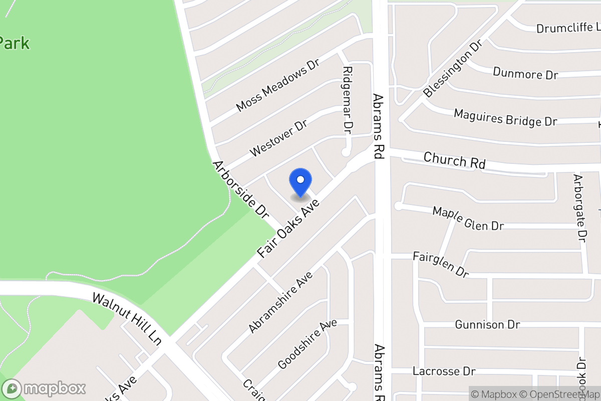 Map of 7703 Twisted Oaks Cir