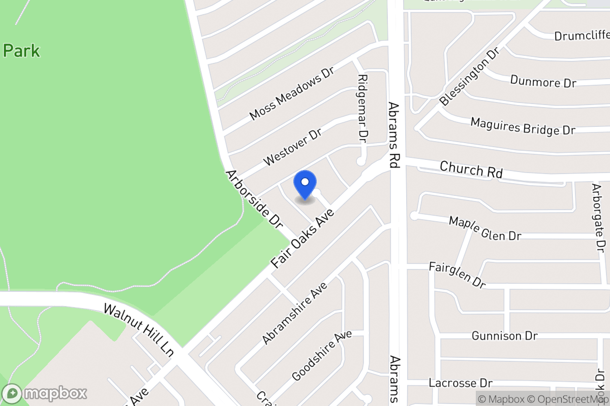 Map of 7707 Twisted Oaks Cir