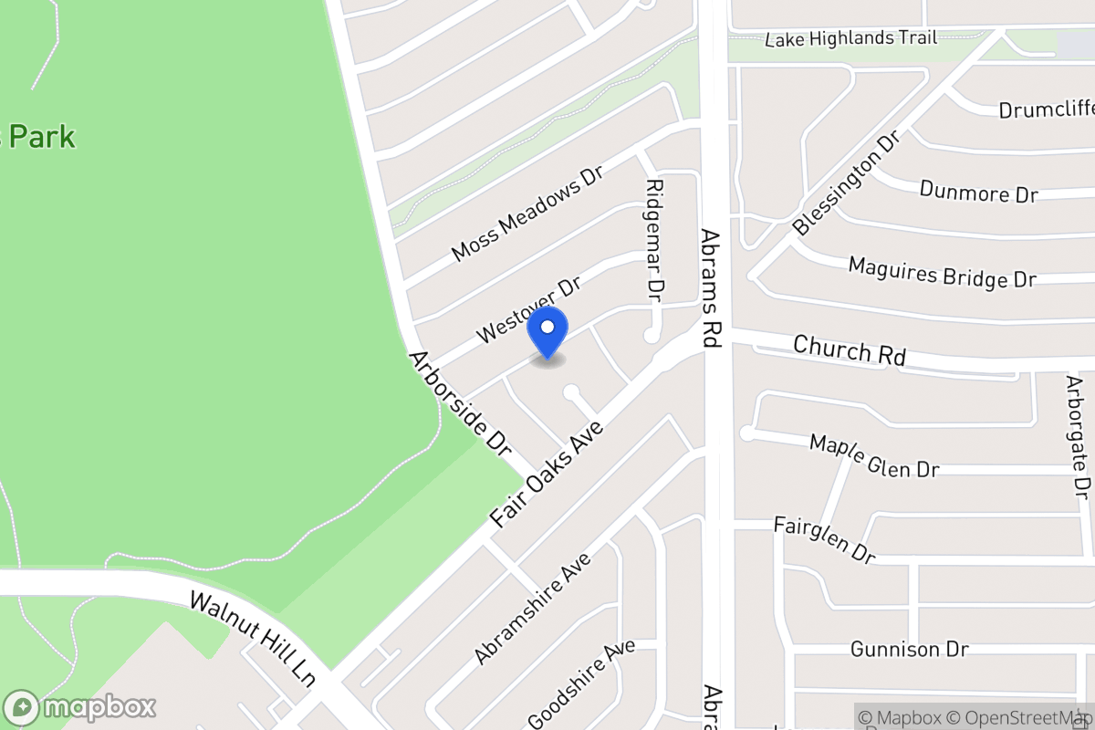 Map of 7714 Twisted Oaks Cir