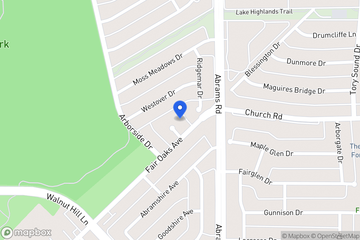 Map of 7706 Twisted Oaks Cir