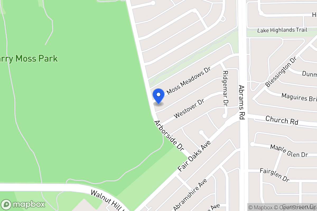 Map of 8002 Moss Meadows Dr