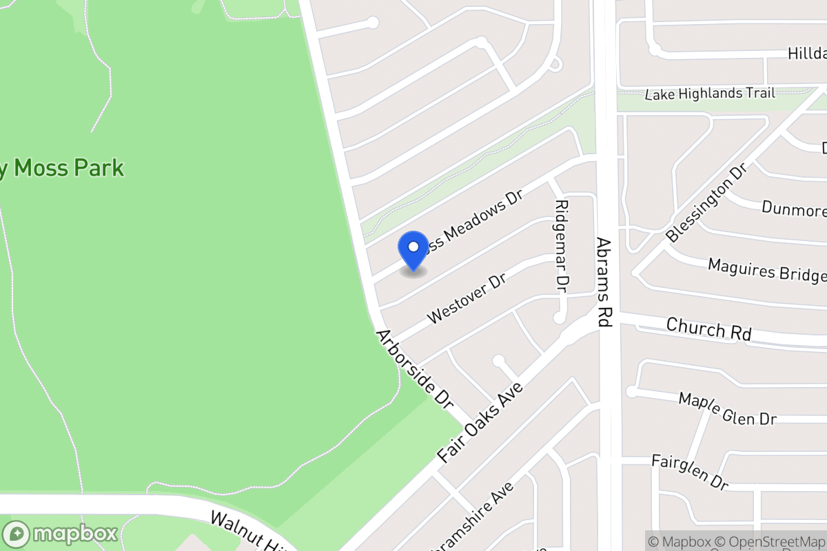 Map of 8010 Moss Meadows Dr