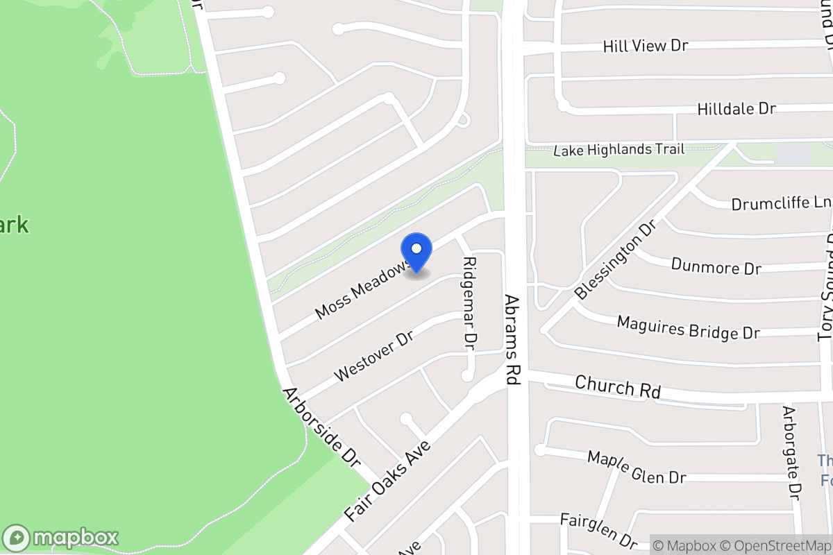 Map of 8042 Moss Meadows Dr