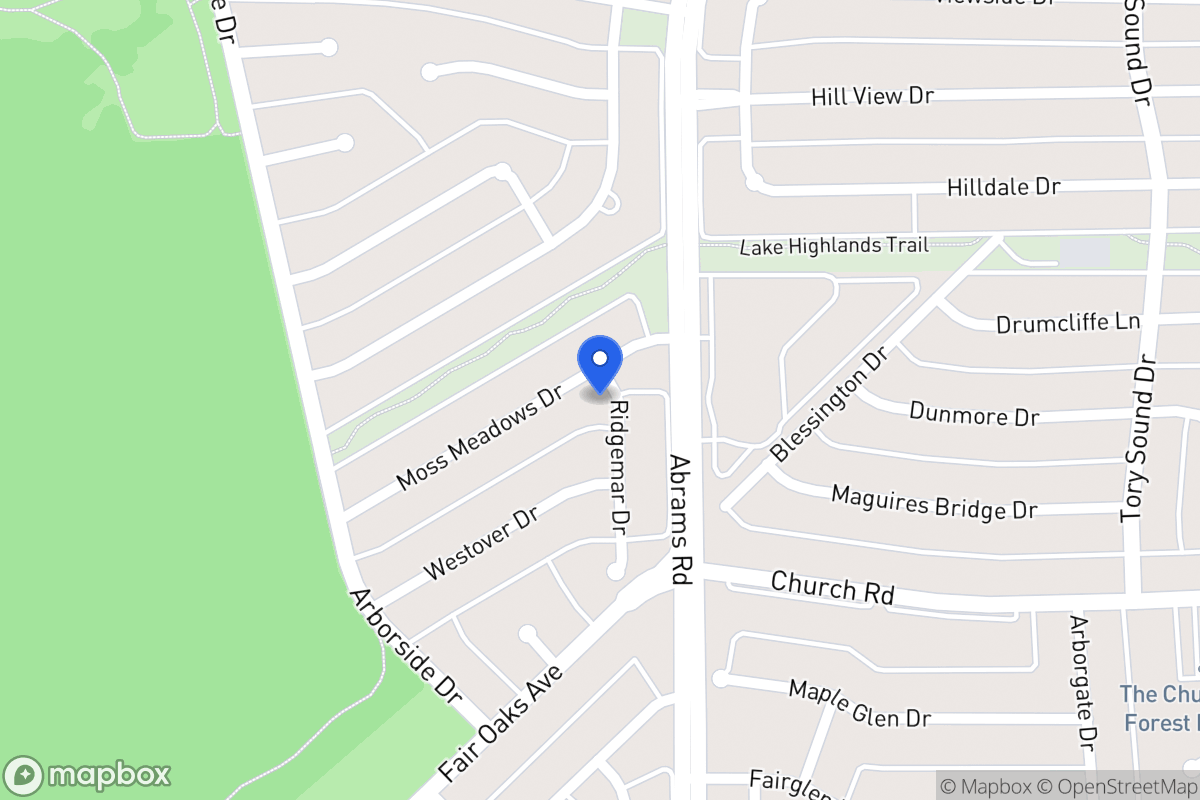 Map of 8054 Moss Meadows Dr