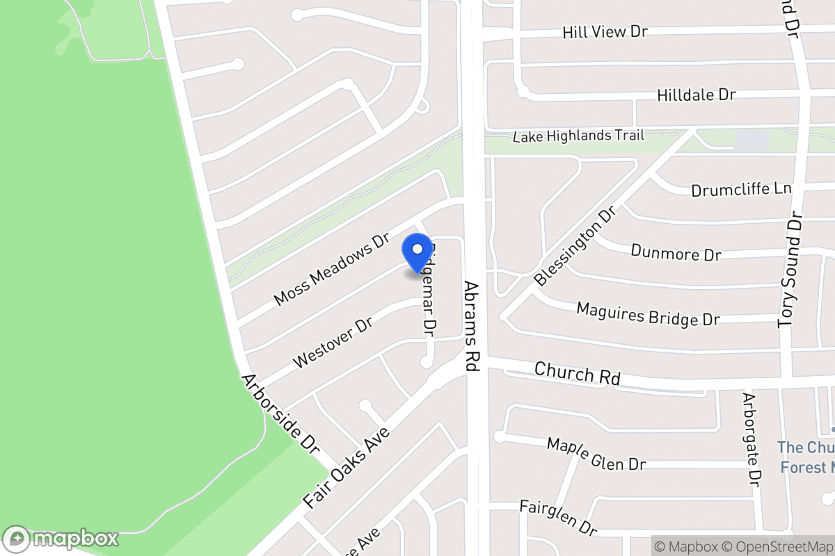 Map of 8051 Westover Dr