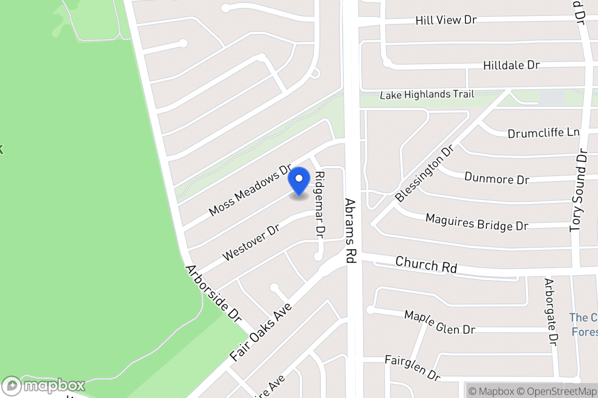 Map of 8047 Westover Dr