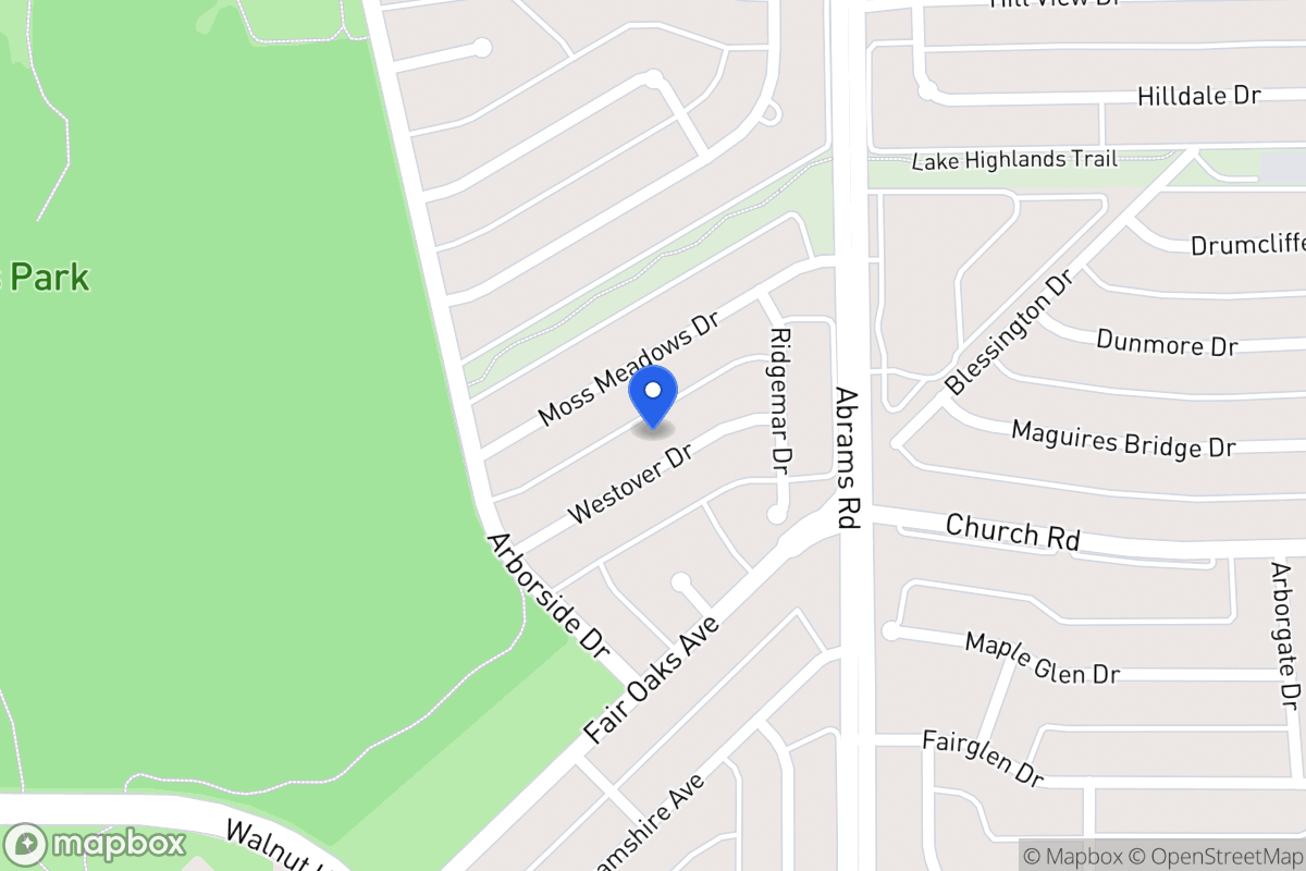 Map of 8031 Westover Dr