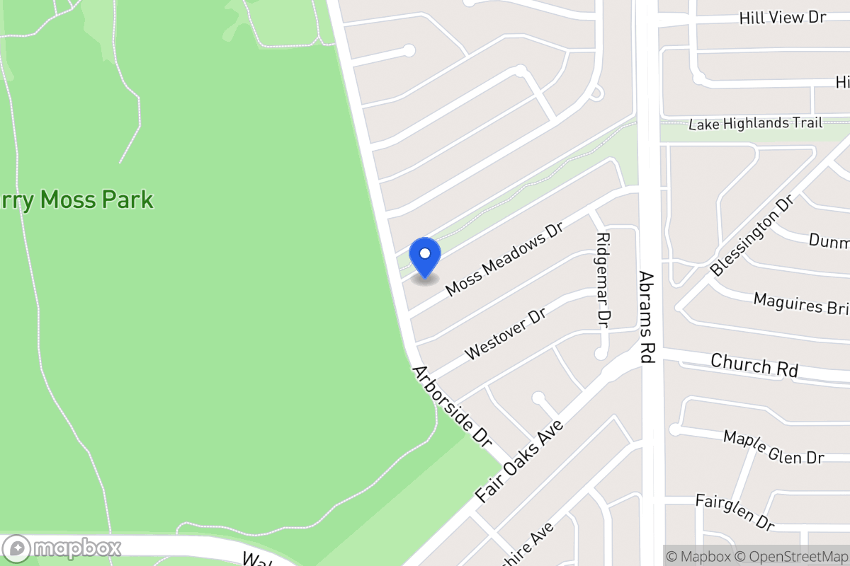 Map of 8005 Moss Meadows Dr