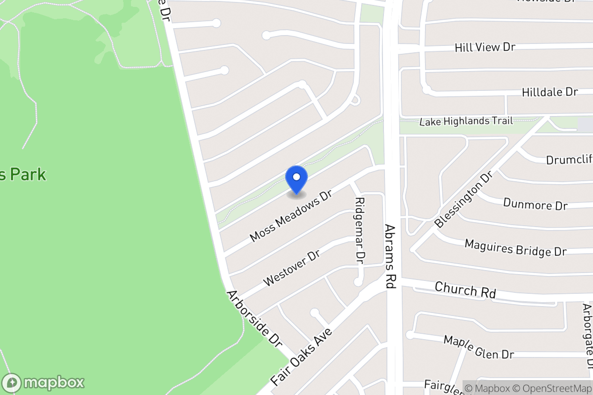 Map of 8035 Moss Meadows Dr