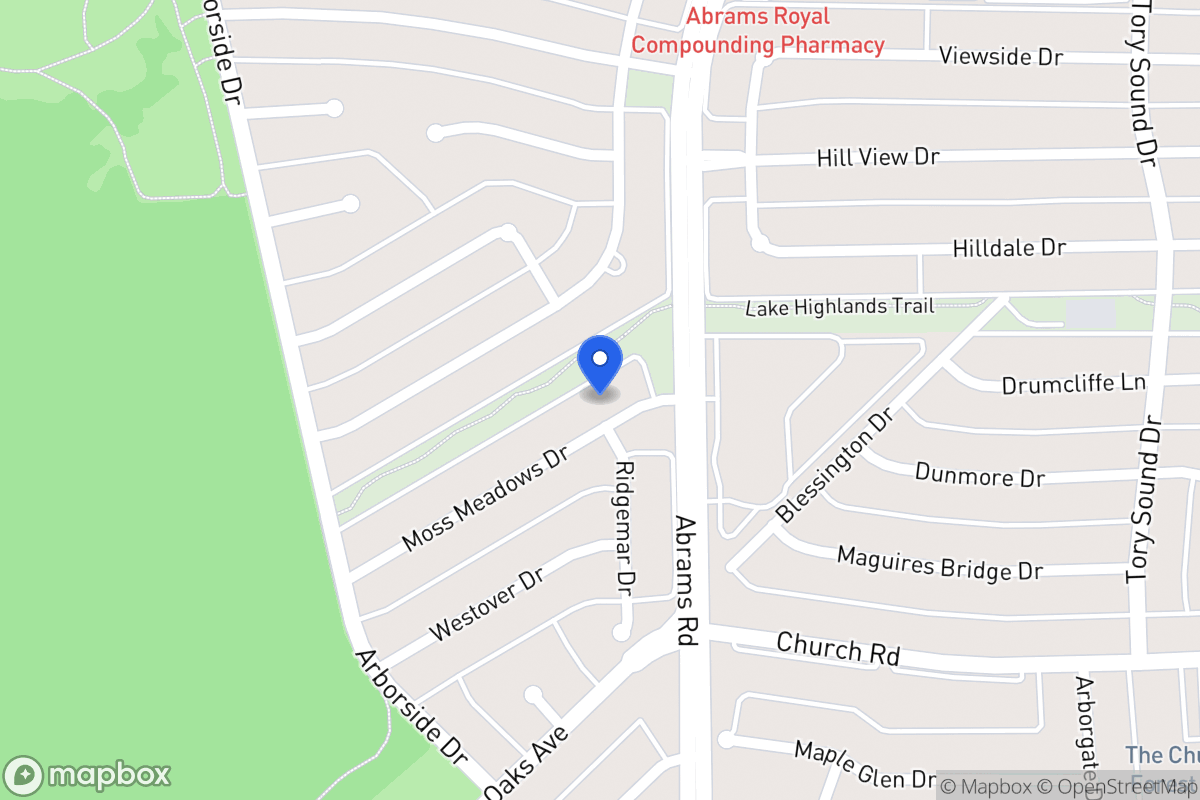 Map of 8059 Moss Meadows Dr