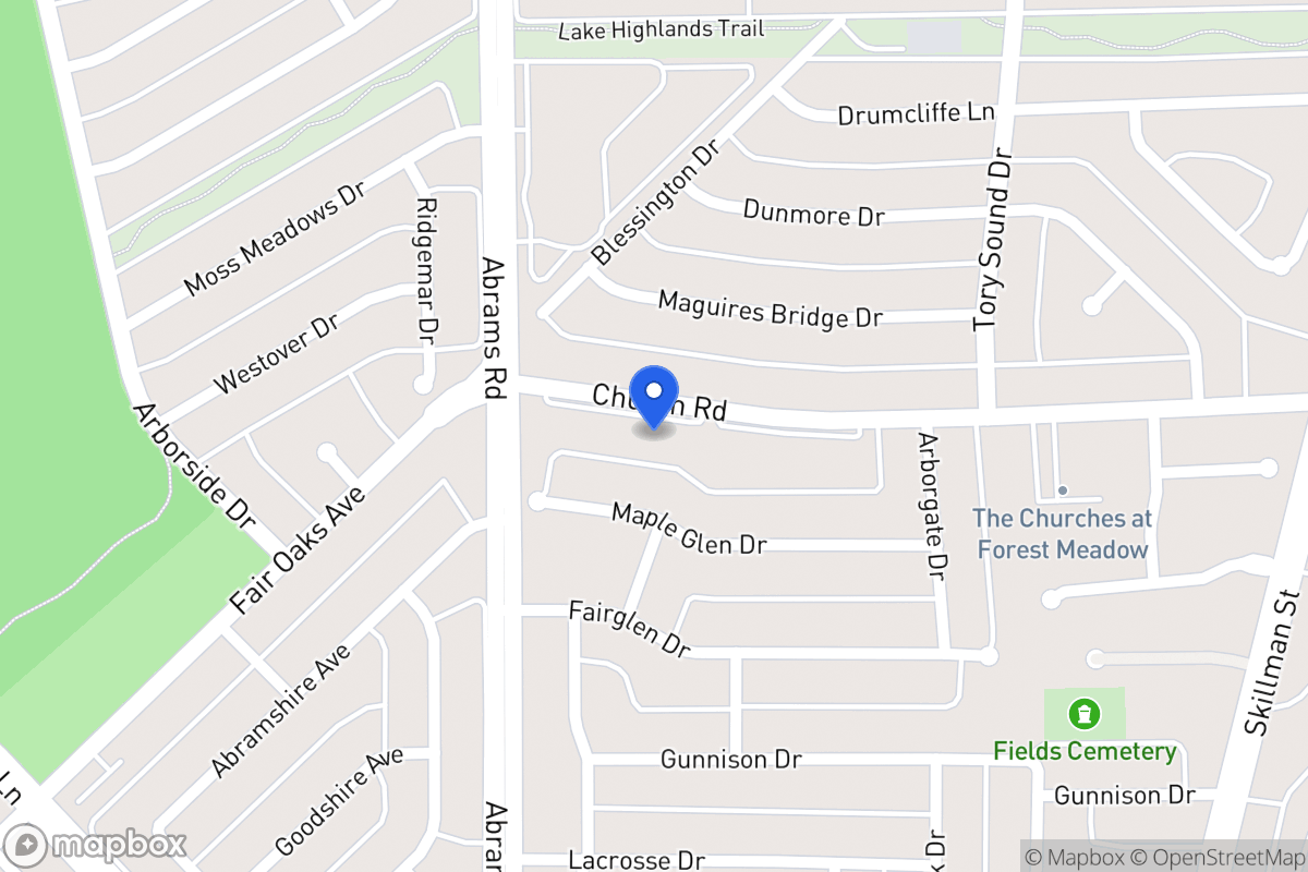 Map of 9018 Church Rd