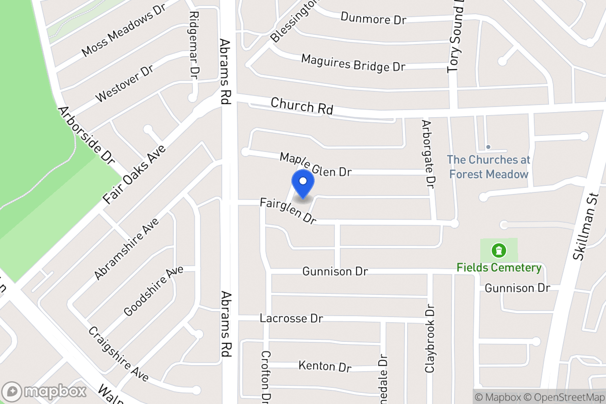 Map of 7504 Westbend Dr