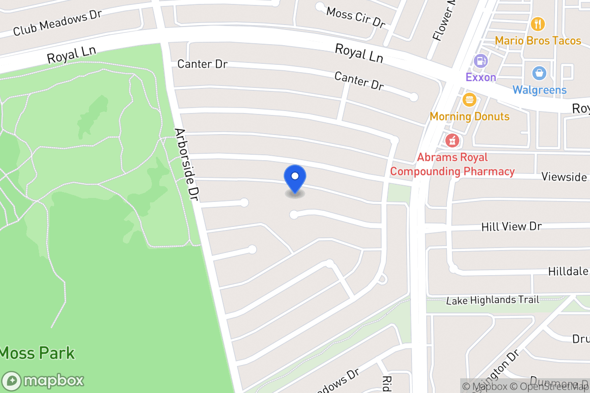 Map of 9305 Timberhollow Cir
