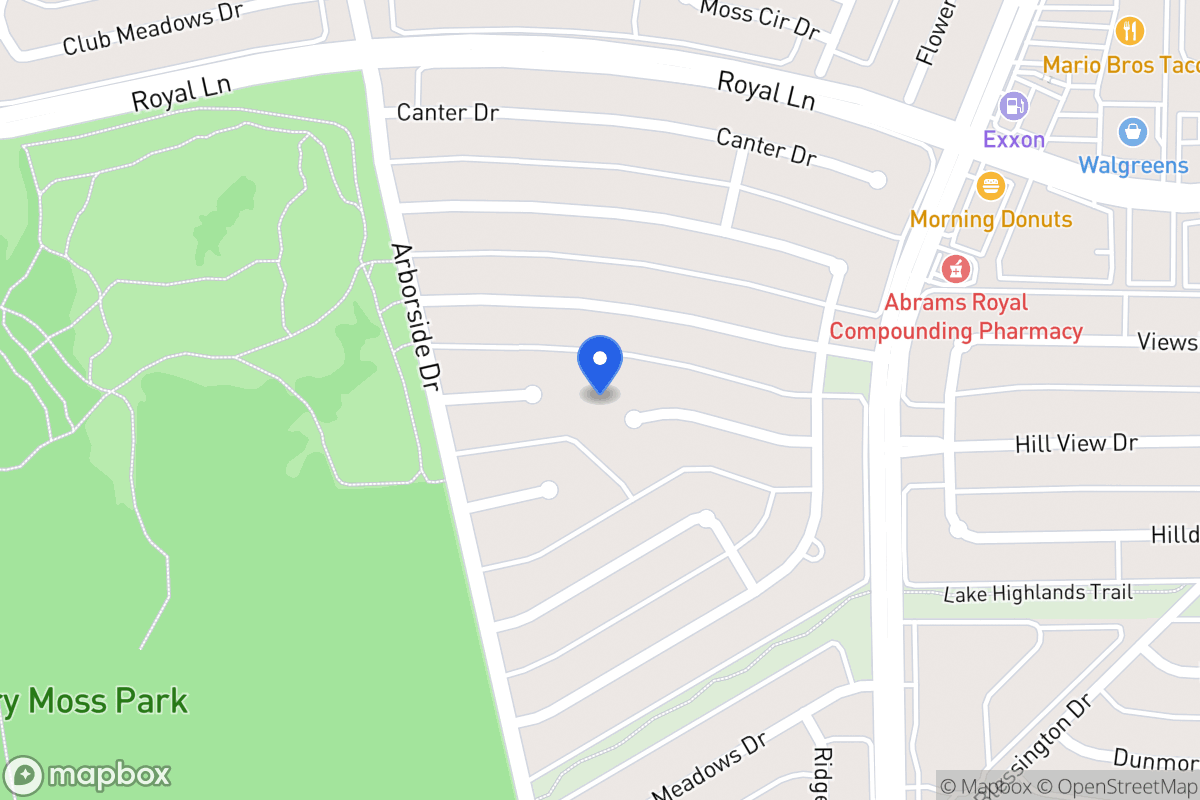 Map of 9301 Timberhollow Cir