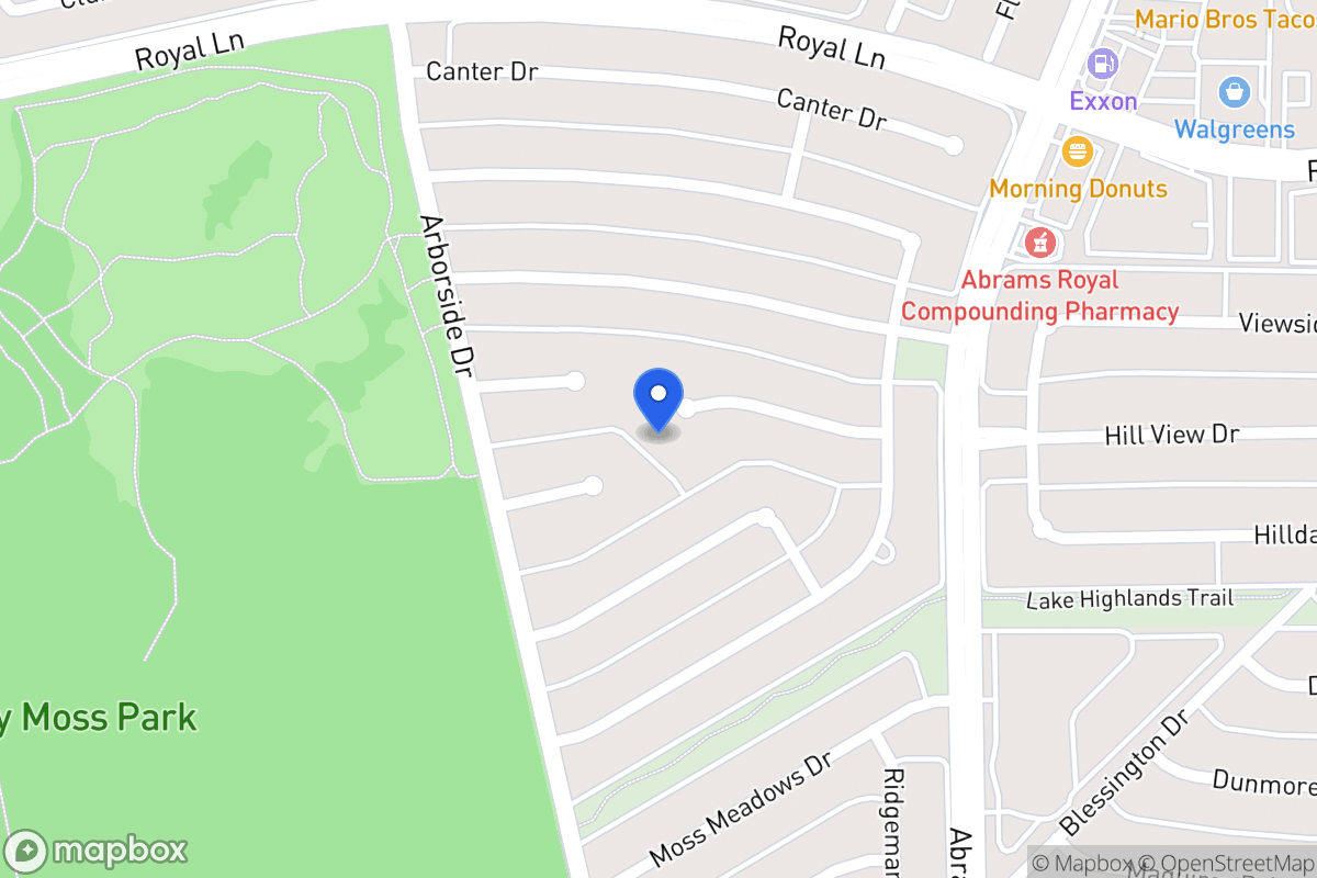 Map of 9302 Timberhollow Cir