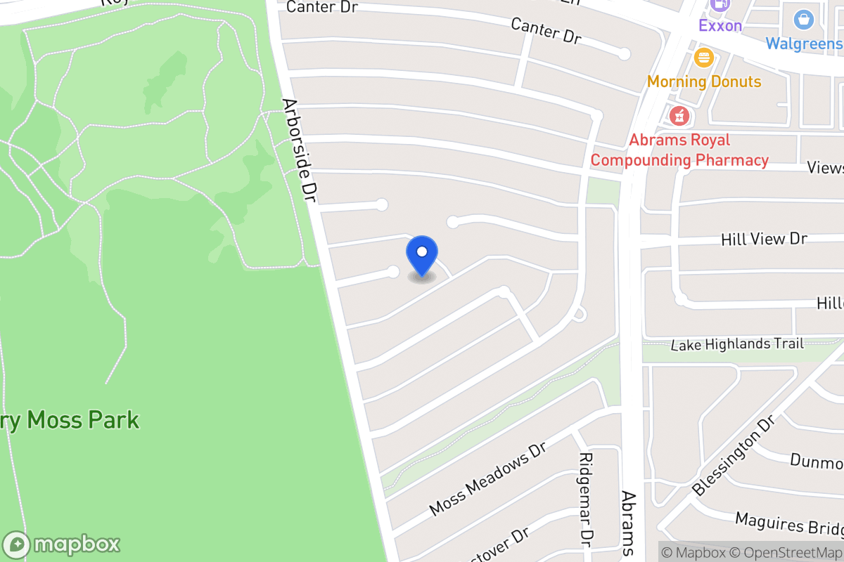 Map of 9214 Westview Cir
