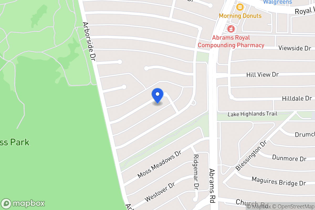 Map of 9226 Westpark Dr