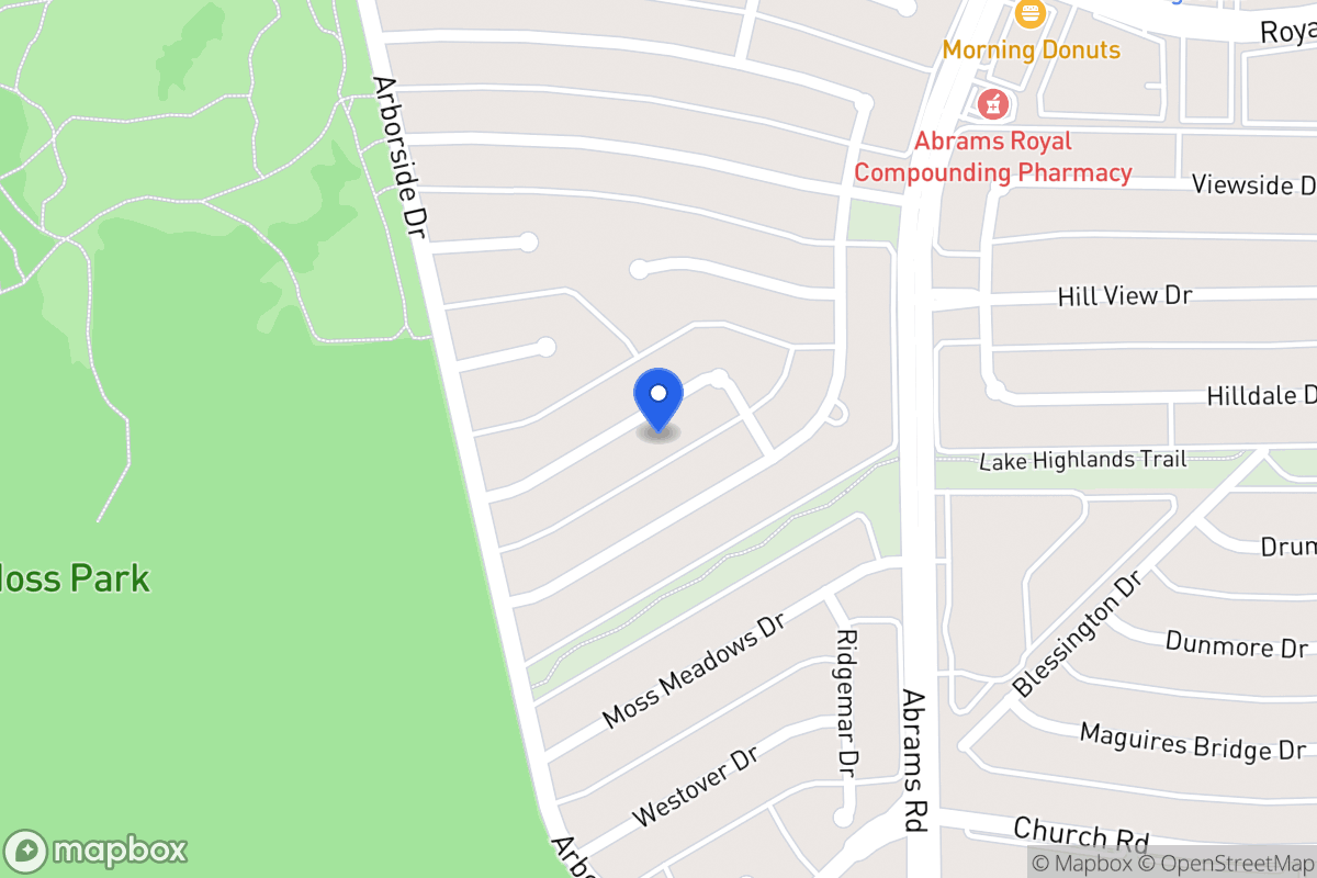 Map of 9222 Westpark Dr