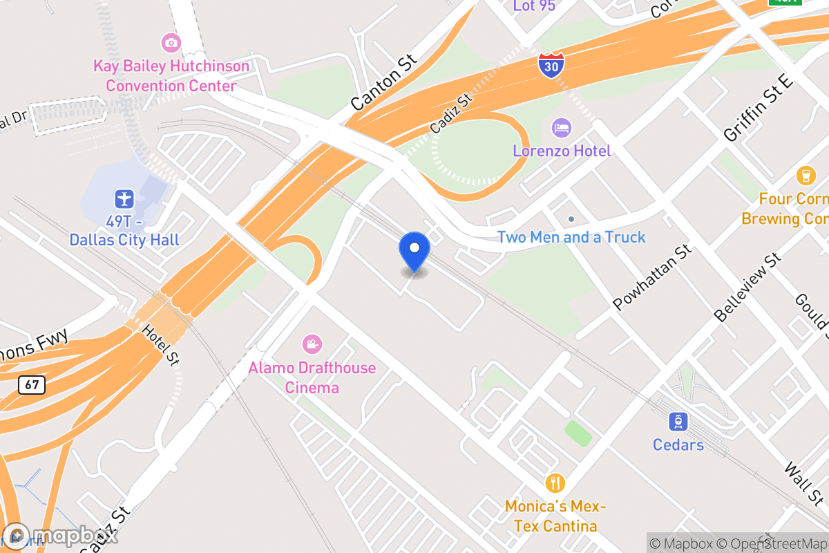 Map of 1010 Cadiz St