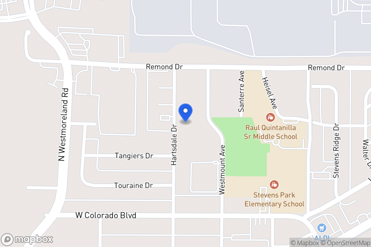 Map of 1358 Hartsdale Ave