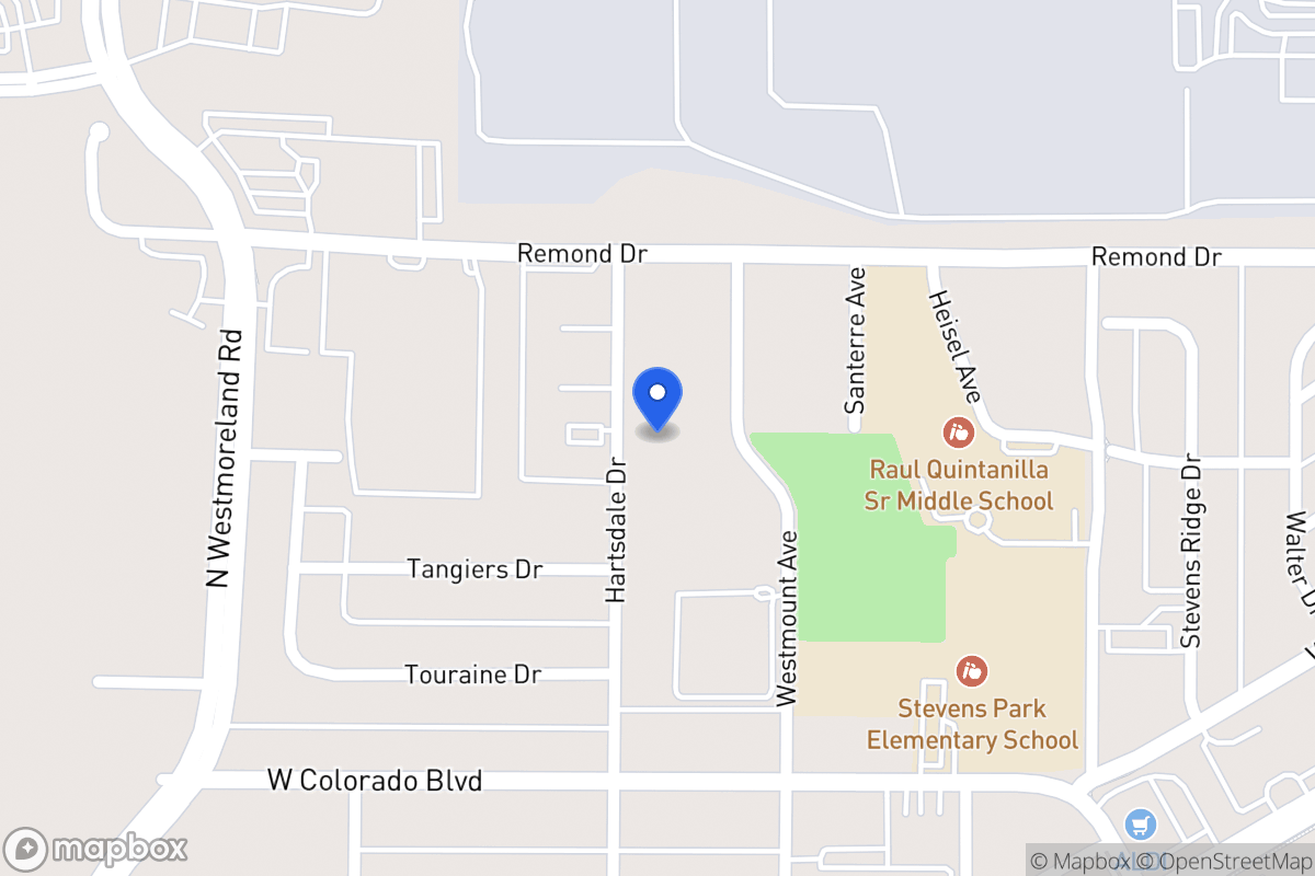 Map of 1362 Hartsdale Ave