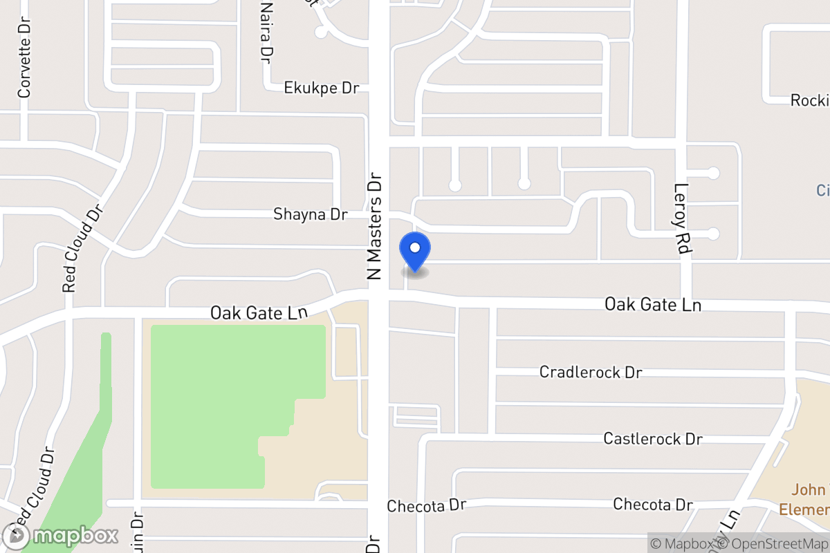 Map of 10209 Oak Gate Ln
