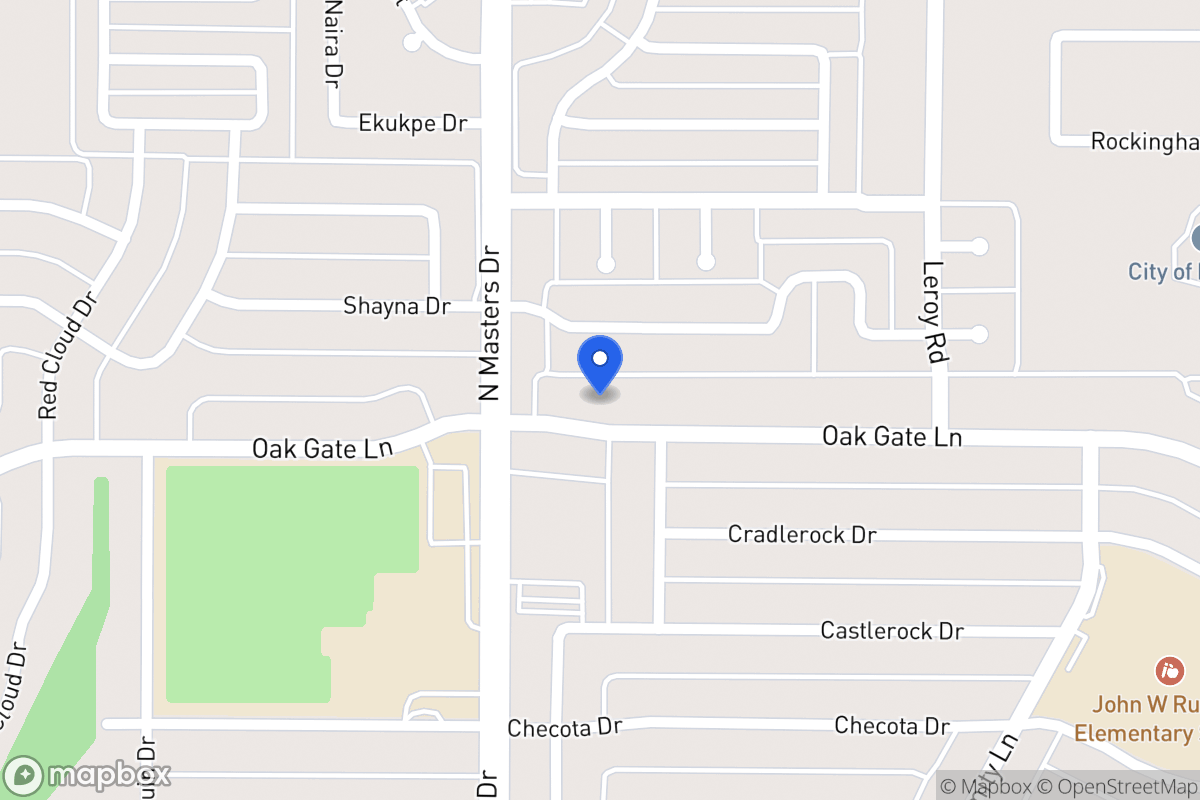 Map of 10227 Oak Gate Ln