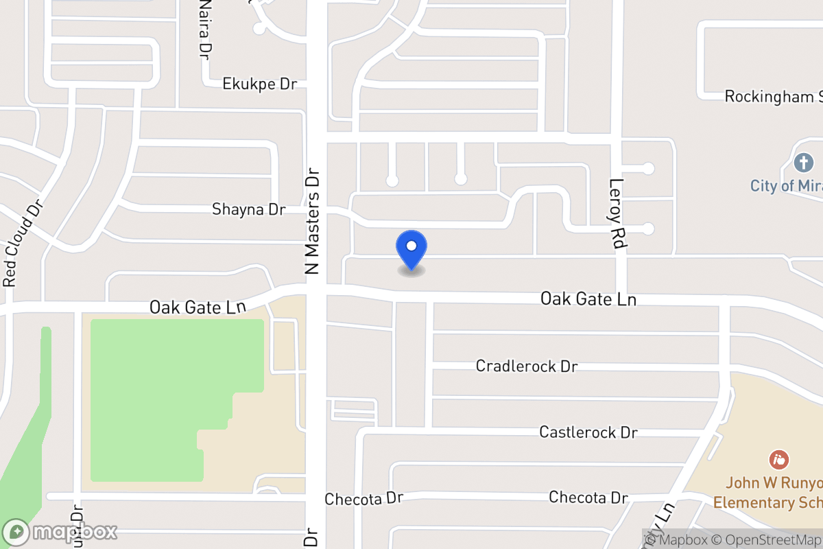 Map of 10239 Oak Gate Ln