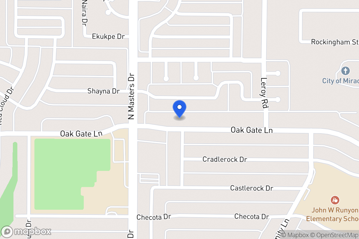 Map of 10245 Oak Gate Ln