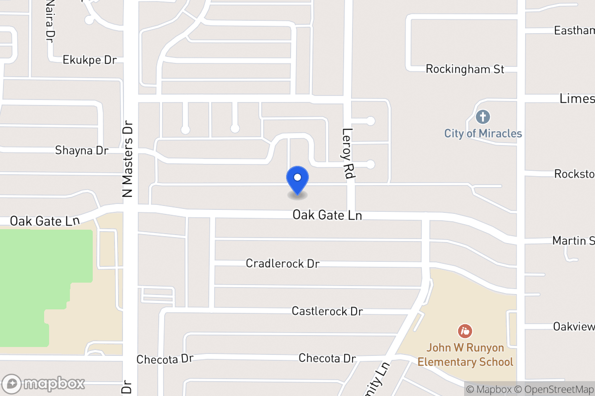 Map of 10433 Oak Gate Ln