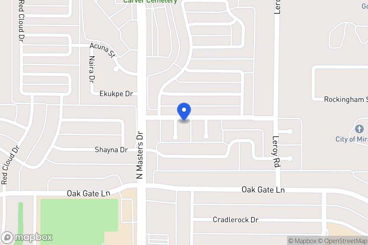 Map of 1822 Jim Reinthal Ct